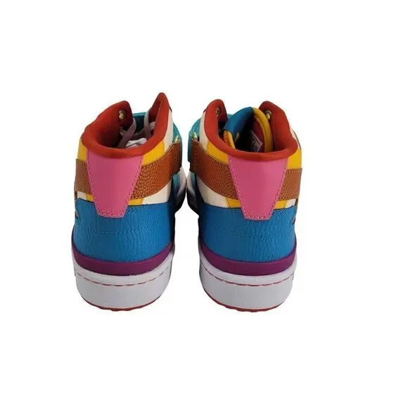 Limited Edition Adidas High‎ Top Sneakers Sz 6 Multicolored Kidcore Streetwear